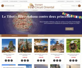 Circuitoriental.com(Voyages Circuit Oriental Inc) Screenshot