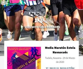 Circuitosolorunners.es(Circuito Solo Runners) Screenshot