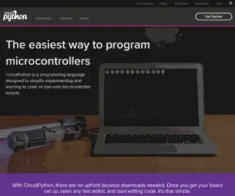 Circuitpython.org(CircuitPython) Screenshot