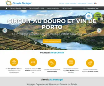 Circuits-Portugal.fr(Découvrez les Meilleurs Voyages au Portugal) Screenshot