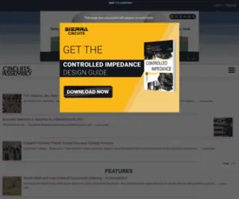 Circuitsassembly.com(Circuits Assembly Online Magazine) Screenshot