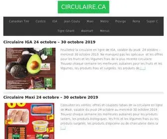 Circulaireca.com(Circulaires. Centre des Spéciaux) Screenshot