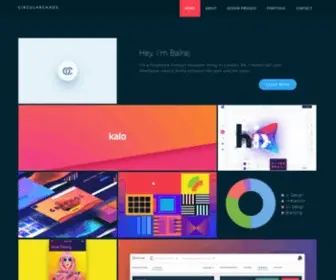 Circularchaos.com(Design showcase of Balraj Chana) Screenshot