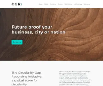 Circularity-Gap.world(Circularity Gap Reporting Initiative) Screenshot