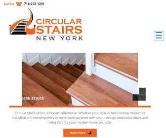 Circularstairsny.com(Circular Stairs of New York) Screenshot