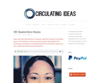 Circulatingideas.com(The librarian interview podcast) Screenshot