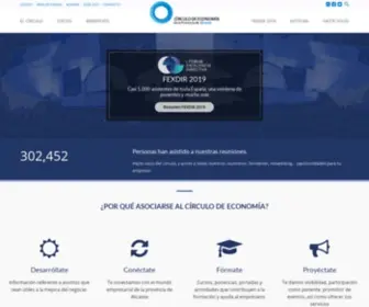 Circuloeconomiaalicante.com(Círculo Economía Alicante) Screenshot