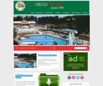 Circulotrovador.com.ar(Club Círculo Trovador) Screenshot