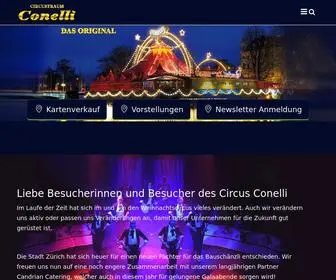 Circus-Conelli.ch(Bauschänzli) Screenshot