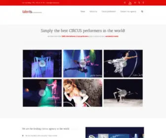 Circus-Performer.com(Circus performer) Screenshot