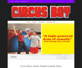 Circusboy.com(The Incredible Circus Boy) Screenshot