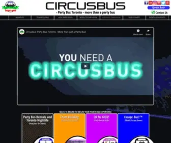 Circusbus.com(Circusbus Party Bus Toronto) Screenshot