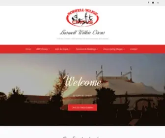 Circus.co.za(The Big Top is gone) Screenshot