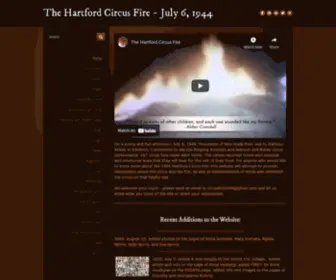 Circusfire1944.com(The Hartford Circus Fire) Screenshot