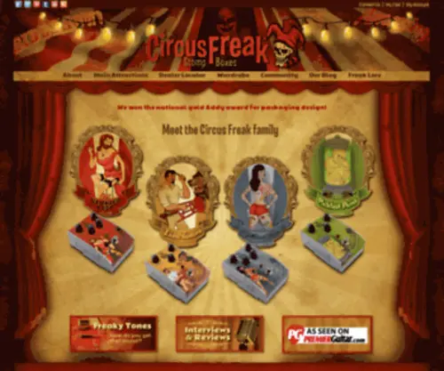 Circusfreakmusic.com(Circus Freak Music) Screenshot