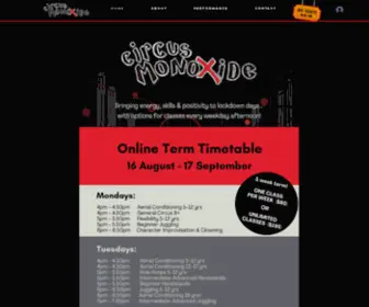 Circusmonoxide.com.au(Circus Monoxide) Screenshot