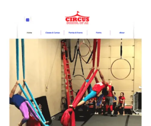 Circusschoolofarizona.com Screenshot