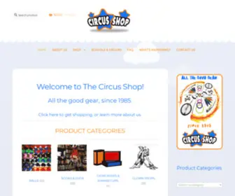 Circusshop.com.au(Online Circus Equipment Store) Screenshot