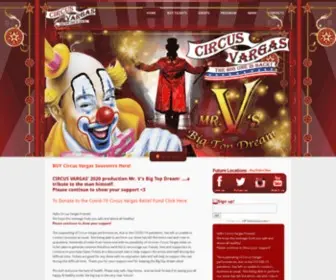 Circusvargas.com(The circus vargas) Screenshot