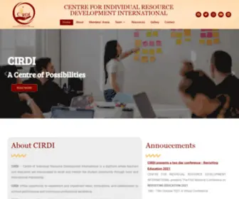 Cirdi.in(Centre of Resource Development For Educators) Screenshot