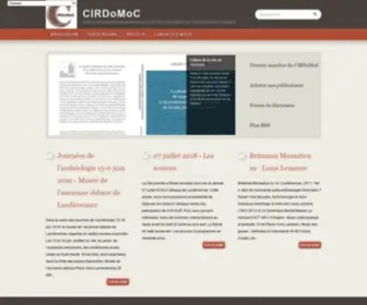 Cirdomoc.org(Centre International de Recherche et de Documentation sur le Monachisme Celtique) Screenshot