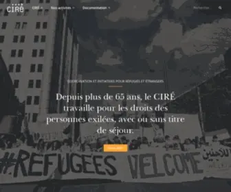 Cire.be(CIRÉ asbl) Screenshot