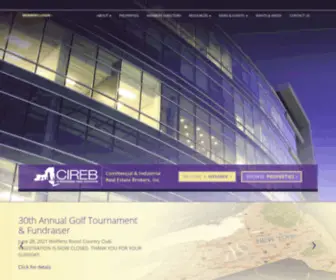 Cireb.com(Commercial & Industrial Real Estate Brokers) Screenshot