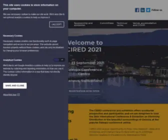 Cired2021.org(CIRED 2021) Screenshot