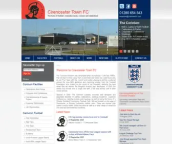 Cirentownfc.com(Cirencester Town FC) Screenshot