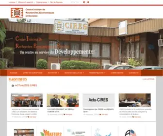 Cires-CI.com(Centre Ivoirien de Recherches Economiques et Sociales) Screenshot