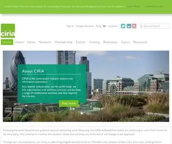 Ciria.org(CIRIA) Screenshot