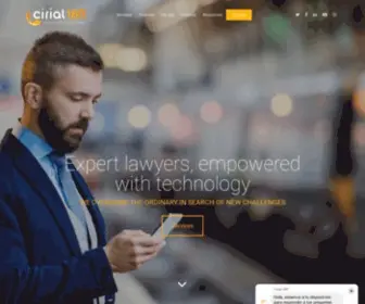 Cirial180.com(Abogados de emprendedores) Screenshot