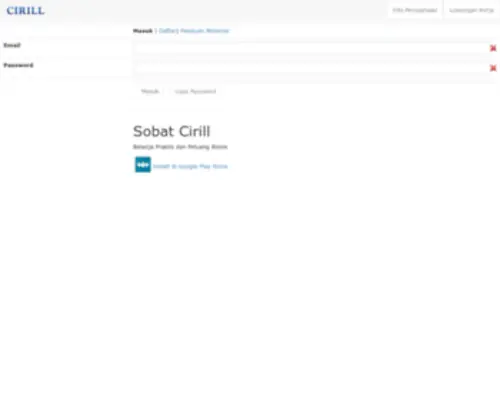 Cirill.com(CIRILL Indonesia) Screenshot