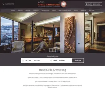 Ciriloarmstrong.com(Hotel Cirilo Armstrong) Screenshot