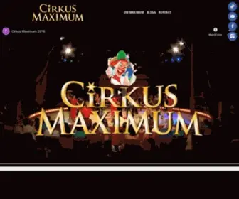 Cirkusmaximum.se(Cirkus Maximum) Screenshot