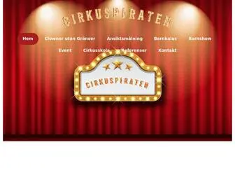 Cirkuspiraten.se(Cirkuspiraten AB) Screenshot