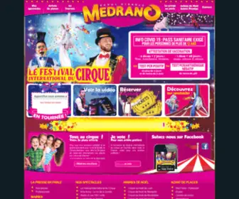 Cirque-Medrano.fr(Le cirque Medrano) Screenshot