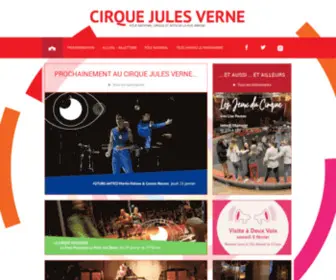 Cirquejulesverne.fr(Cirque Jules Verne) Screenshot