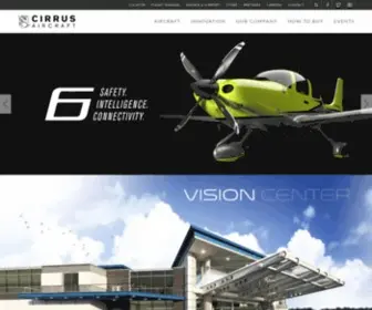 Cirrusdesign.com(Cirrus Aircraft) Screenshot