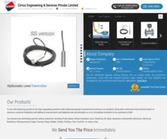 Cirrusengineering.in(Cirrus Engineering & Services Private Limited) Screenshot