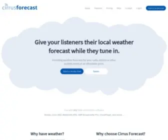 Cirrusforecast.com(Cirrus Forecast) Screenshot