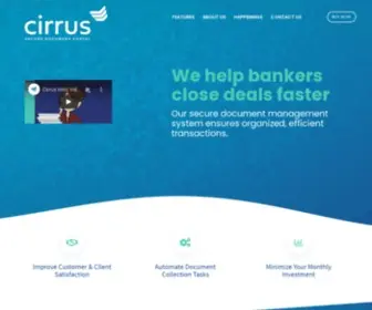 Cirrusls.com(Secure Document Management Software) Screenshot