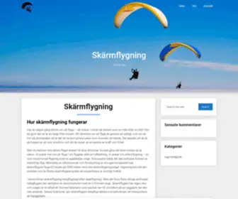 Cirrus.nu(Skärmflyg och paramotor i Stockholm) Screenshot