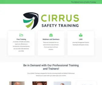 Cirrussafetytraining.online(The Highest Level of Safety Training) Screenshot