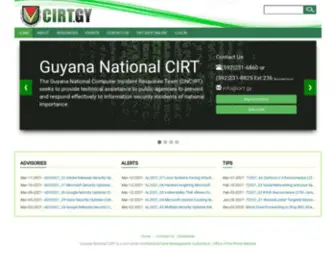 Cirt.gy(Guyana National CIRT) Screenshot