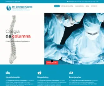 Cirugiadecolumnaguadalajara.com.mx(Cirugía de columna Guadalajara) Screenshot