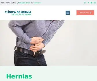 Cirugiadeherniamexico.com.mx(Clínica de Cirugía de Hernia México) Screenshot