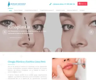 Cirugiaesteticamendez.com(Clínica Estética y Plástica Lima) Screenshot