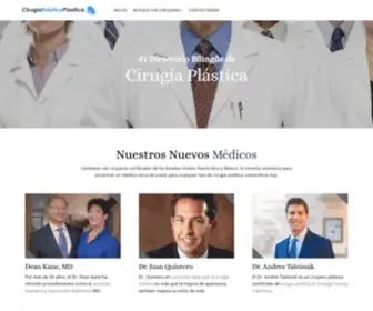Cirugiaesteticaplastica.net(Cirujanos cosméticos) Screenshot