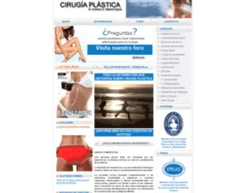 Cirugiaplastica.net.ve(CIRUGIA PLASTICA EN VENEZUELA) Screenshot